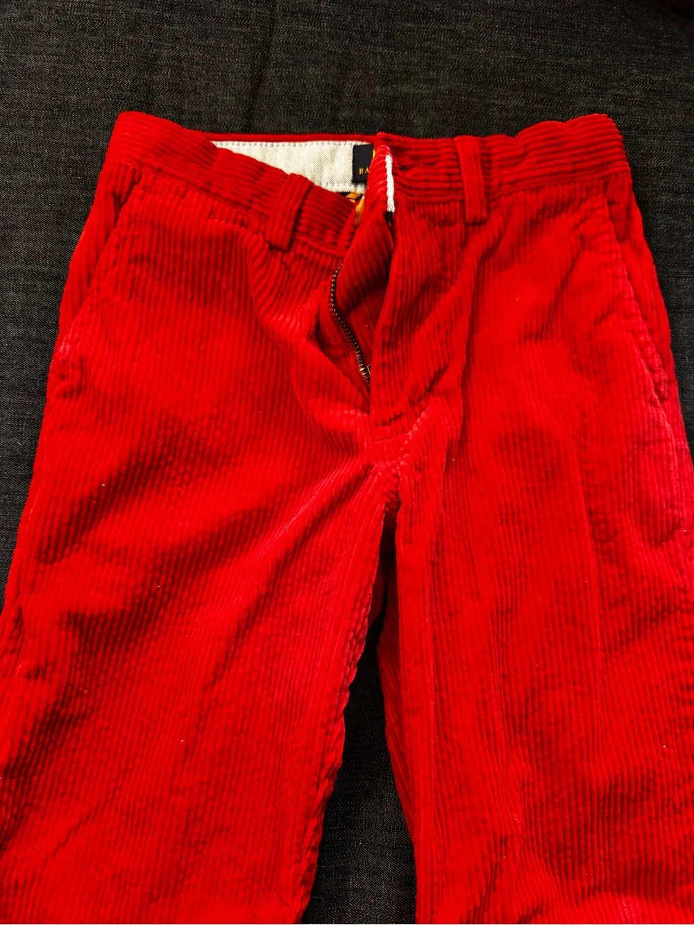 Boys Red Corduroy Pants (size 5)